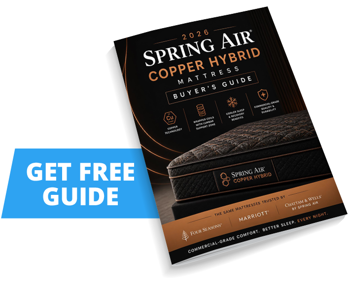BUYERS-GUIDE-cover-with-banner-SPRING-AIR Spring Air Copper mattress buyers guide