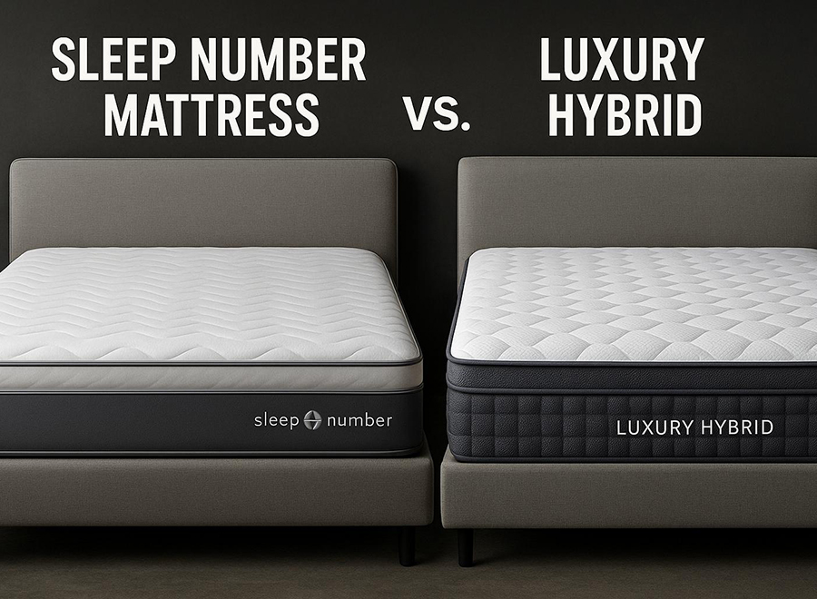 Sleep Number® Air Mattresses vs. Luxury Hybrid Mattresses: A Detailed Consumer Comparison Report