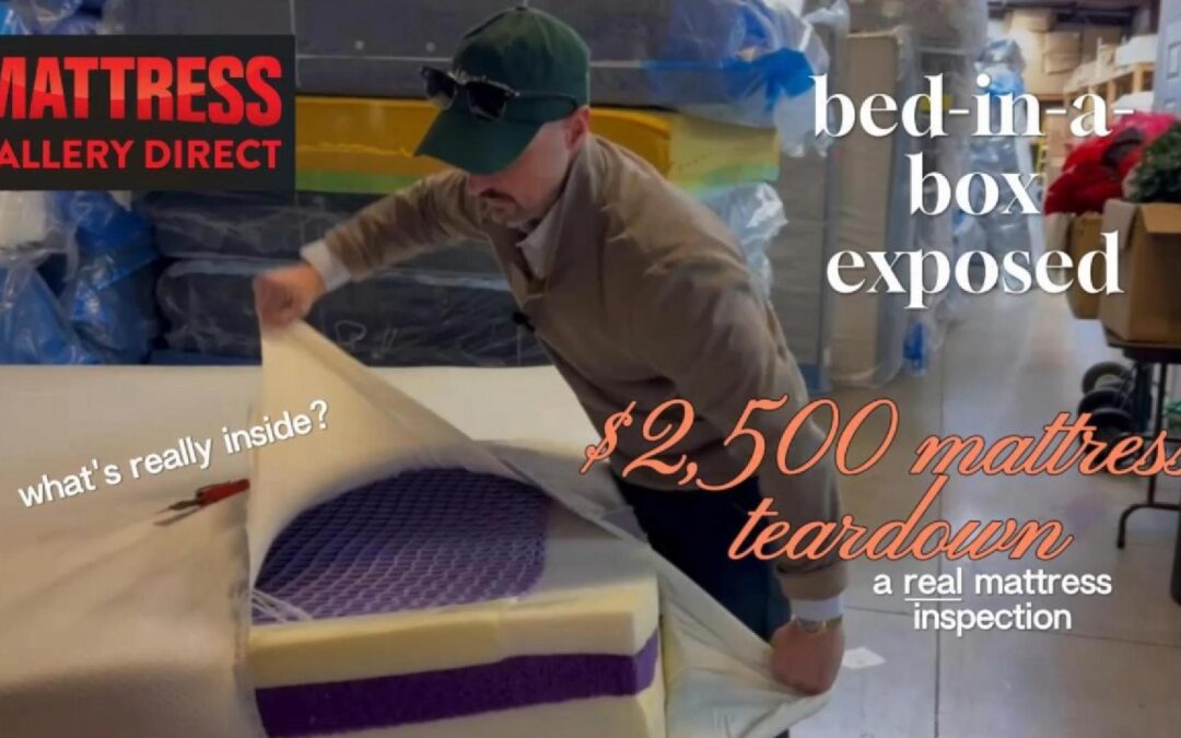 We cut open a $2,500 bed‑in‑a‑box mattress. Here’s what we found.